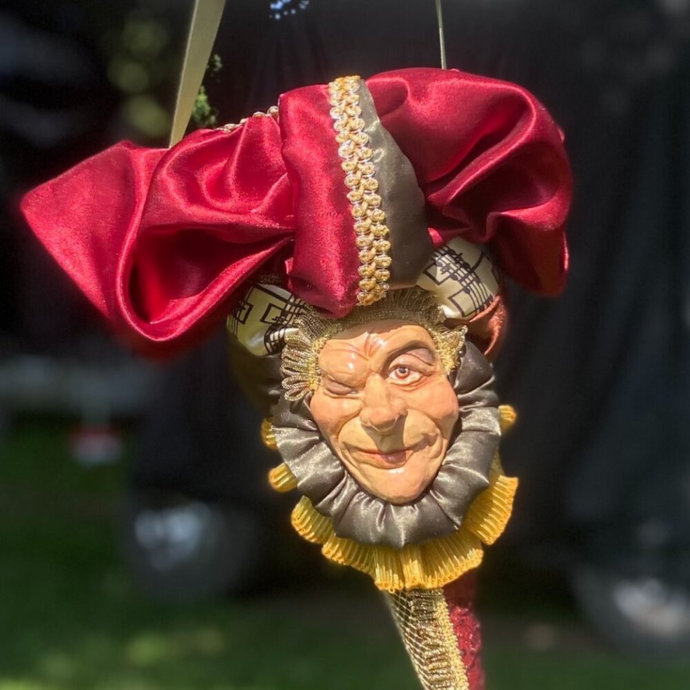 Vintage Wayne Kleski Katherines Collection Jester Cone Doll Retired